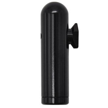 Aluminium snuif bullet met doseerring