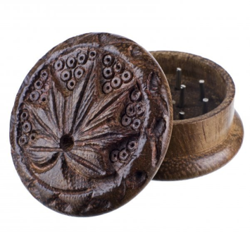 Grinder wooden Leaf - 35 mm