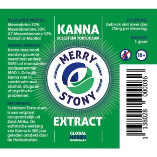 KannaKanna Merry stony extract - Sceletium Tortuosum