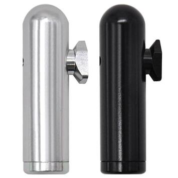 Aluminium snuif bullet met doseerring